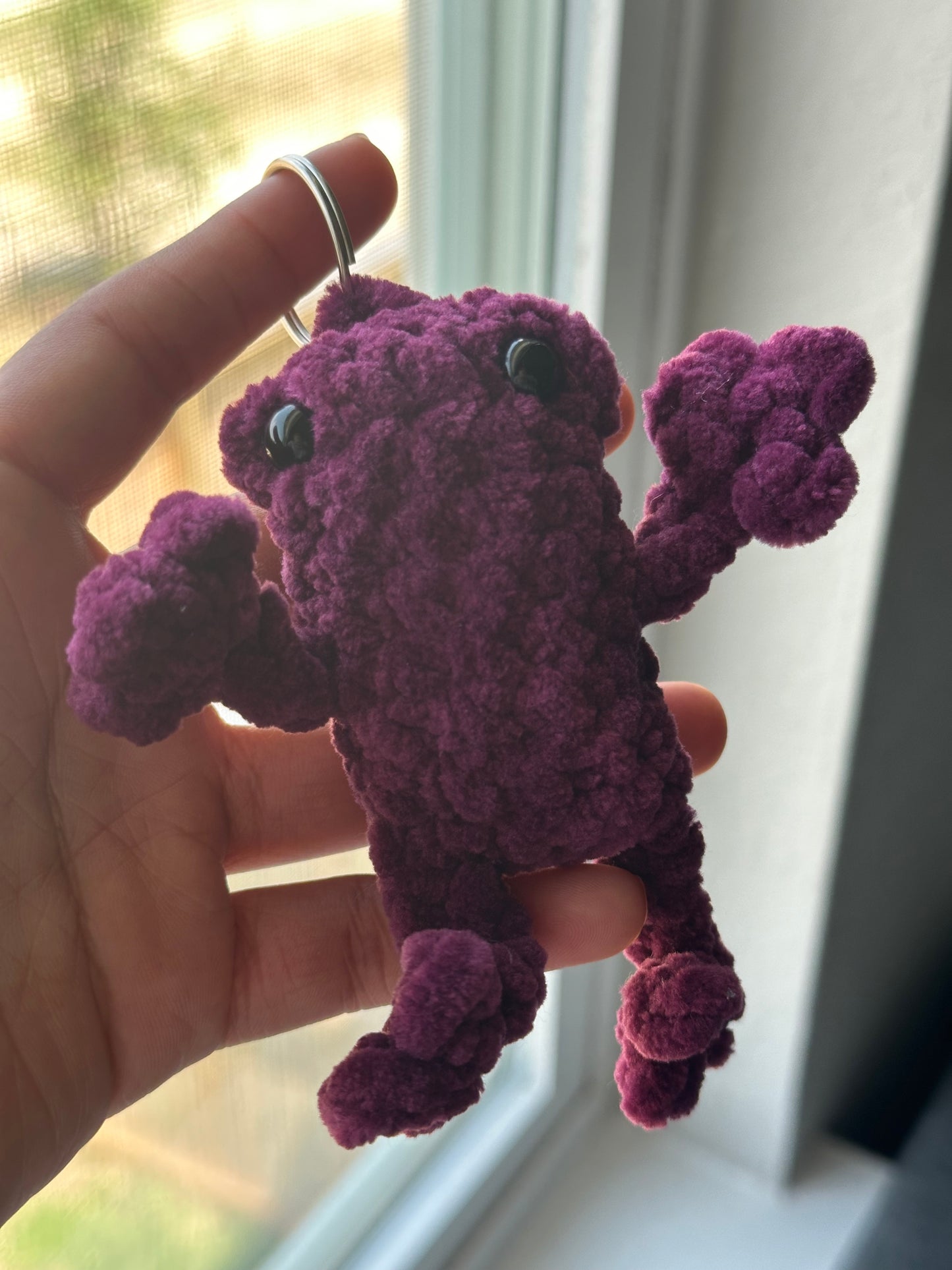 Frog Crochet Keychains