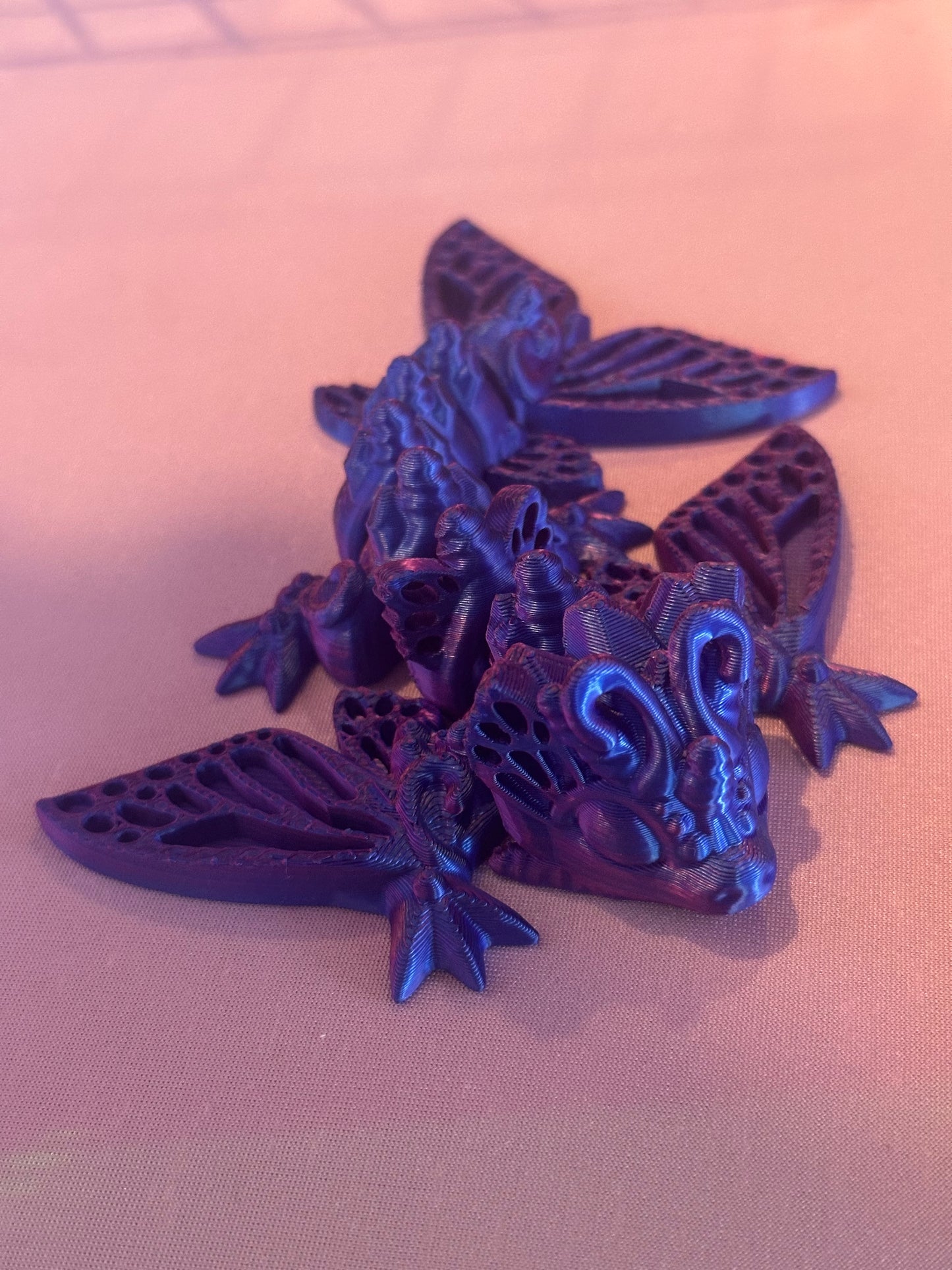 3D Butterfly Wyvern Dragon
