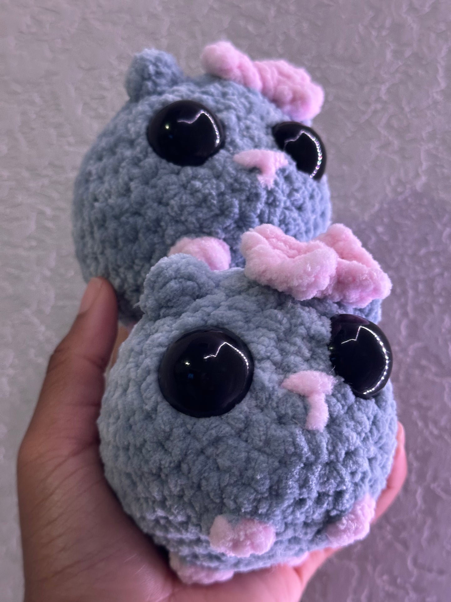 Small Sad Hamster Crochet Plushies
