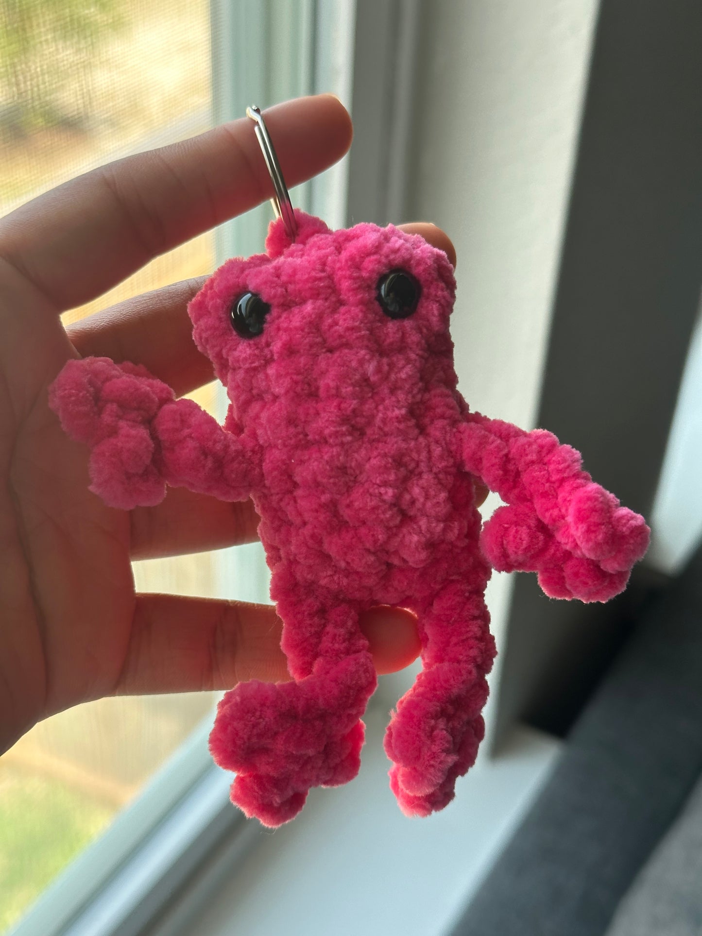 Frog Crochet Keychains