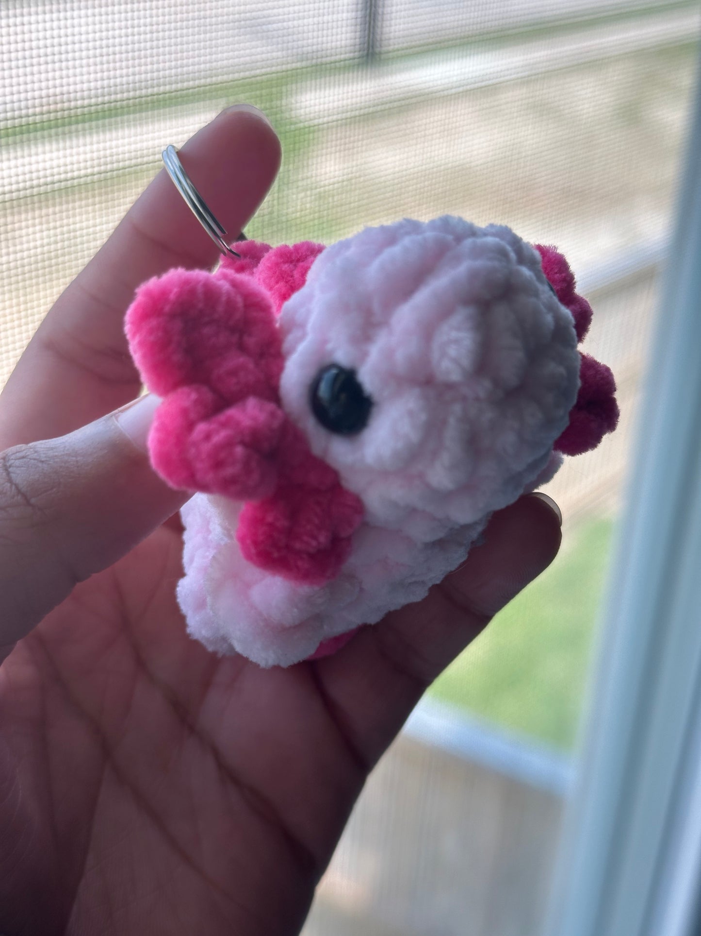 Axolotl Keychain Plushies