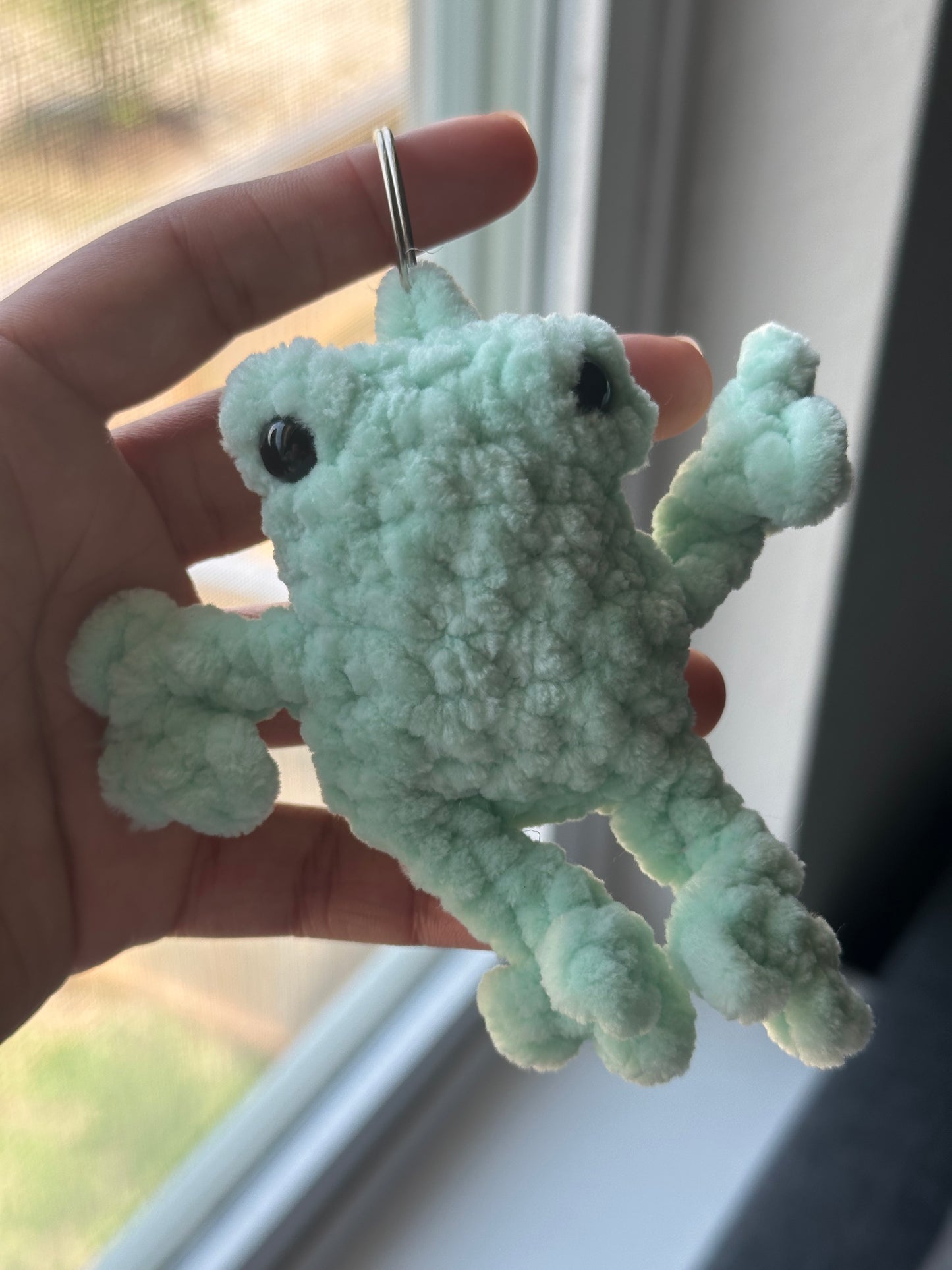 Frog Crochet Keychains