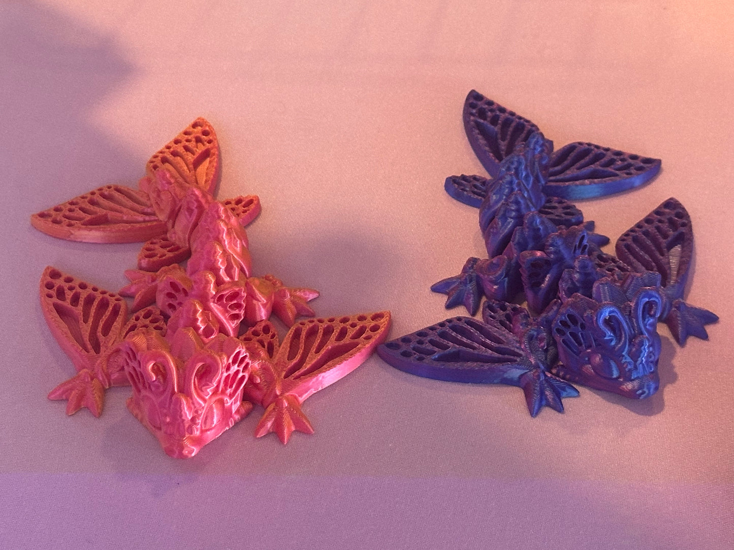 3D Butterfly Wyvern Dragon