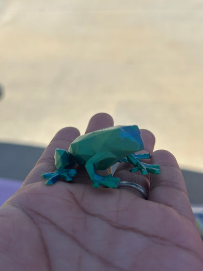 3D Printed Low Poly Frog