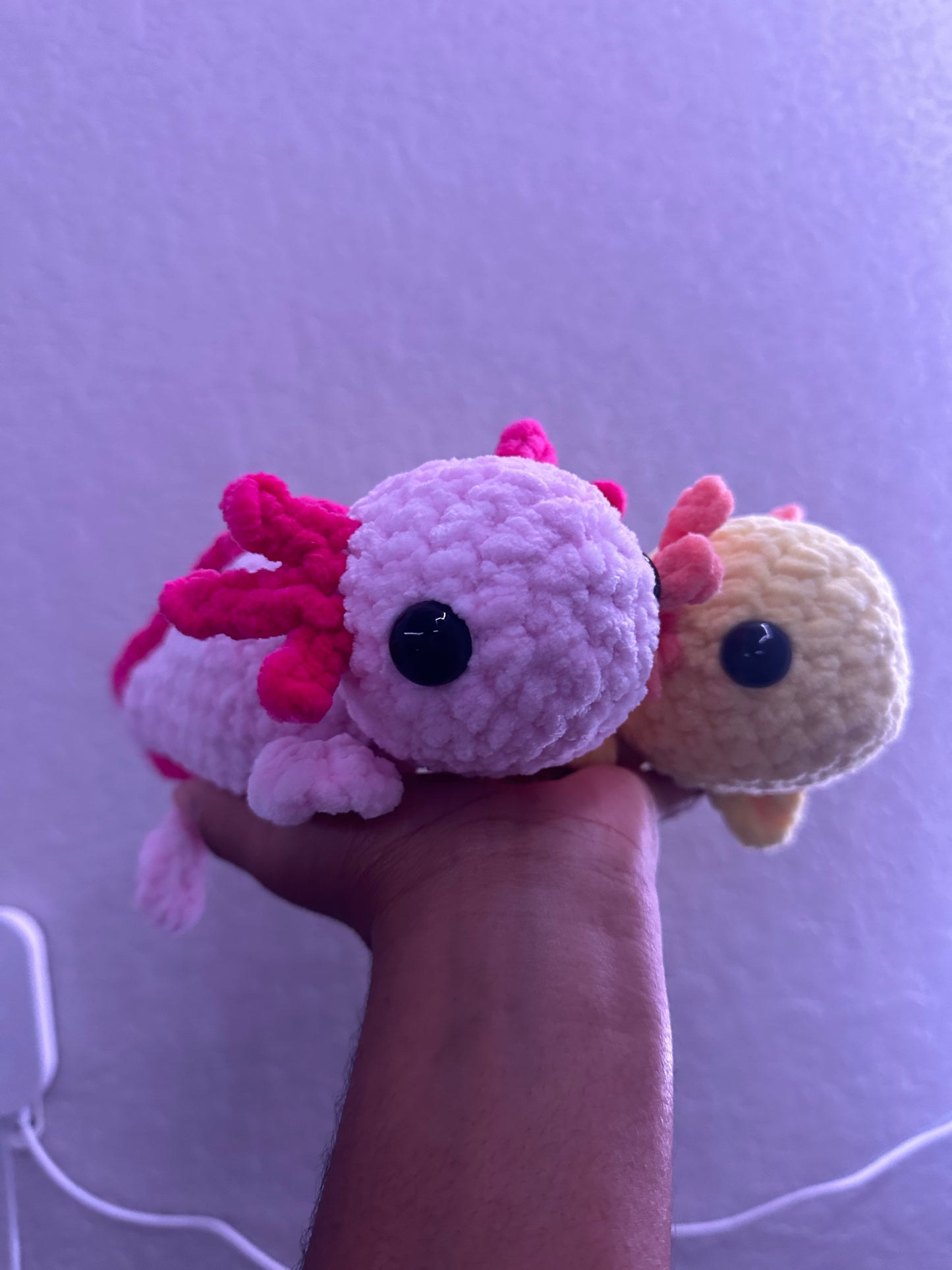 Axolotl Crochet Plushies [MEDIUM SIZED]