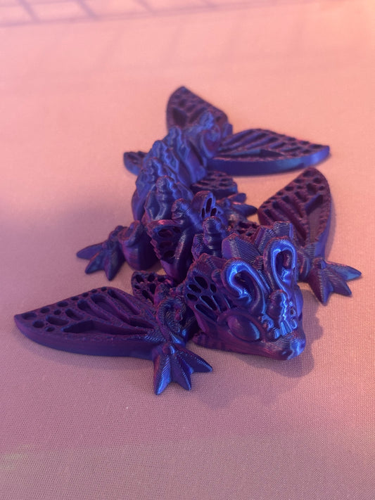 3D Butterfly Wyvern Dragon