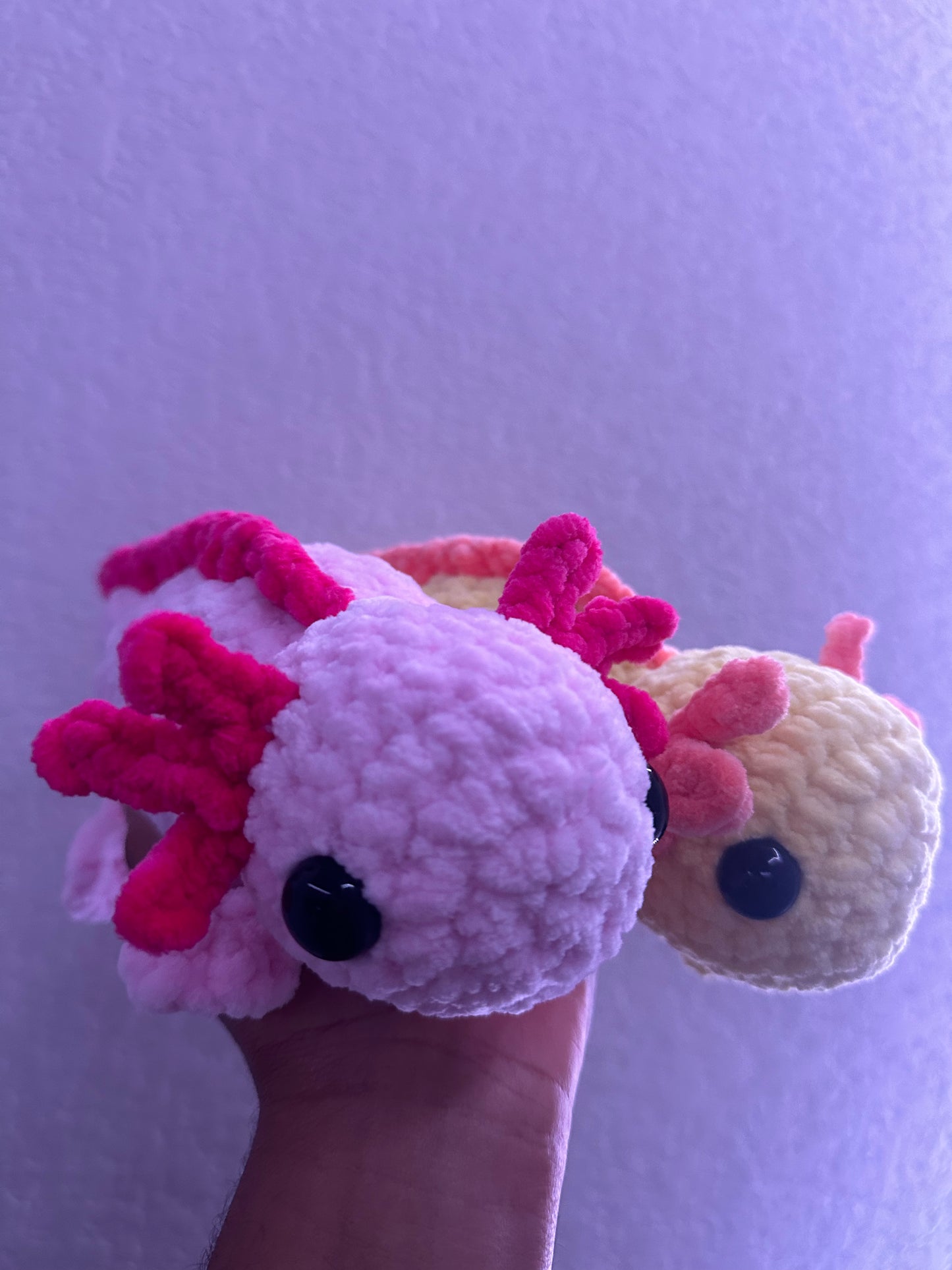 Axolotl Crochet Plushies [MEDIUM SIZED]