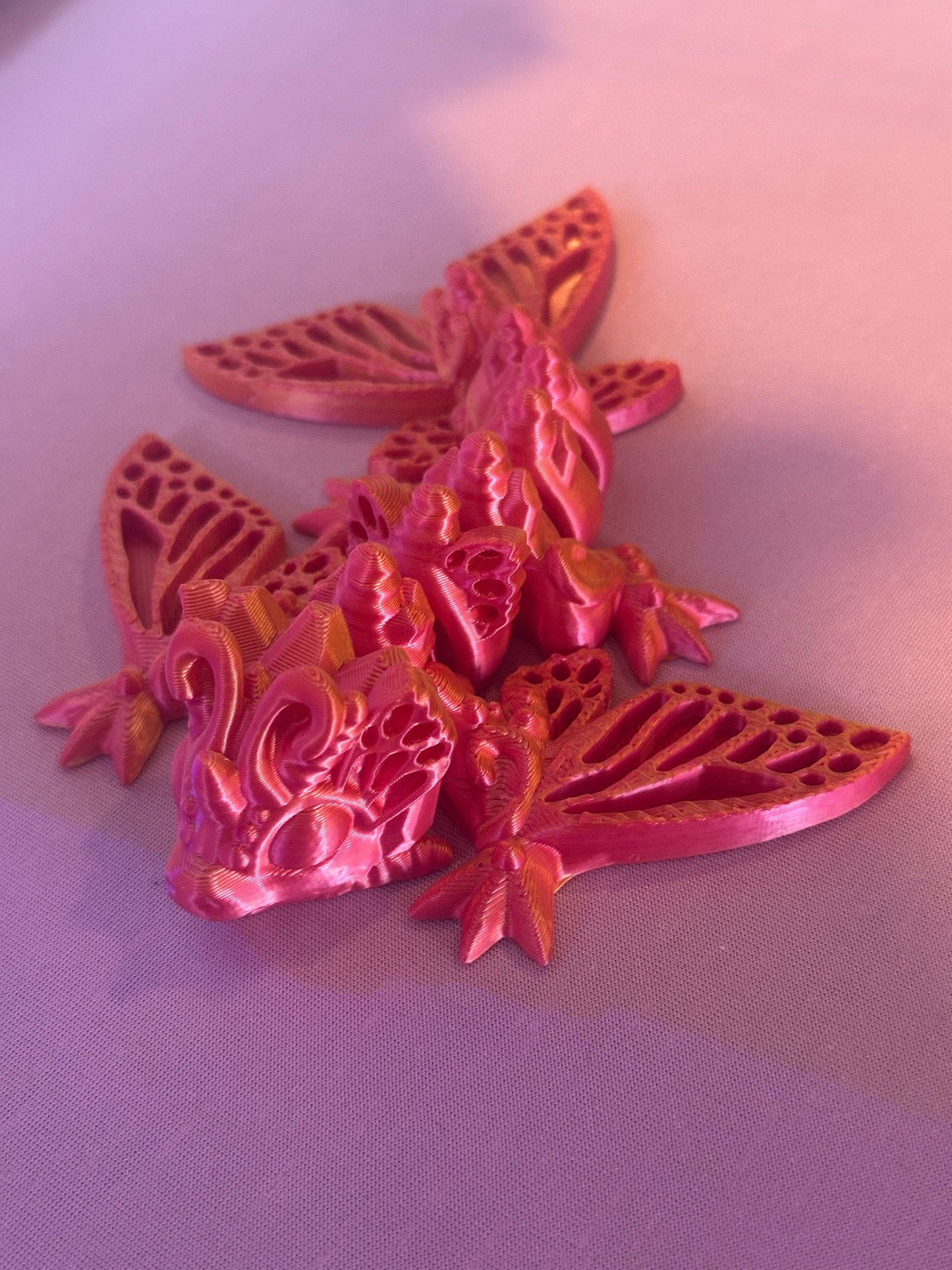 3D Butterfly Wyvern Dragon