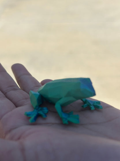 3D Printed Low Poly Frog