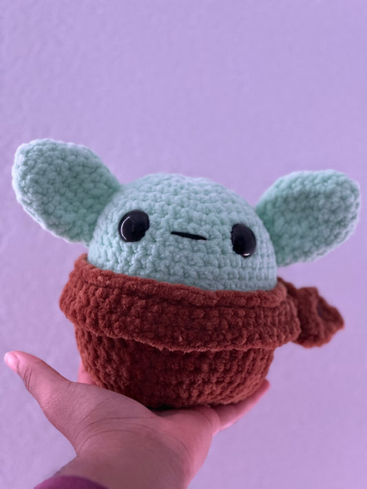 Baby Yoda Crochet Plushie