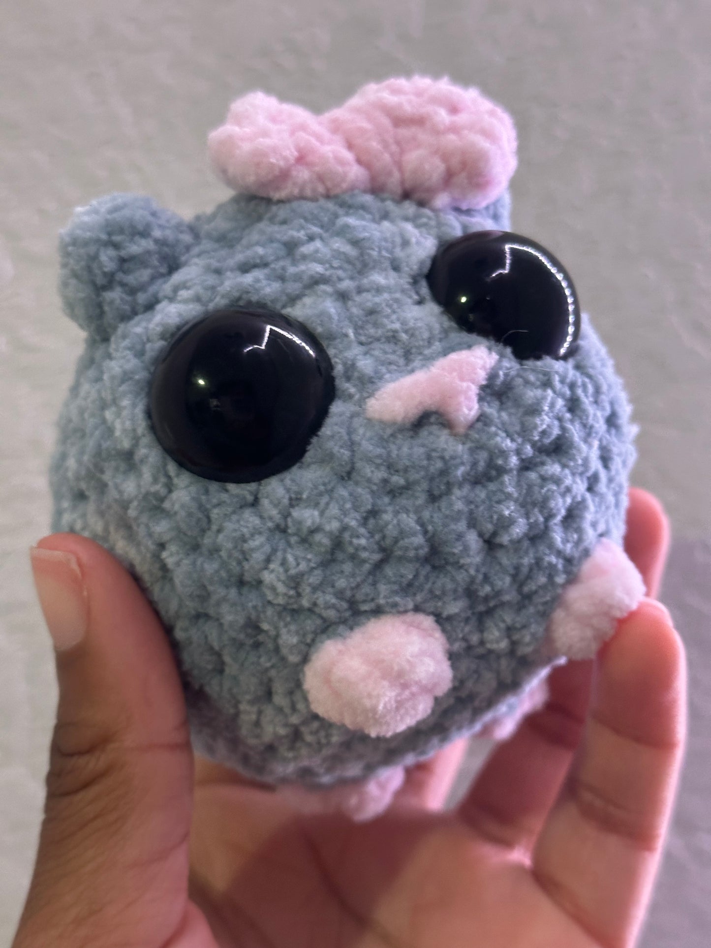 Small Sad Hamster Crochet Plushies