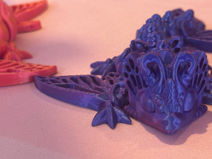 3D Butterfly Wyvern Dragon