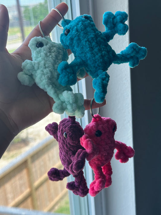 Frog Crochet Keychains