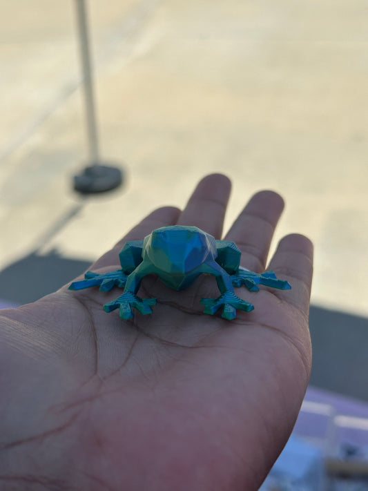 3D Printed Low Poly Frog